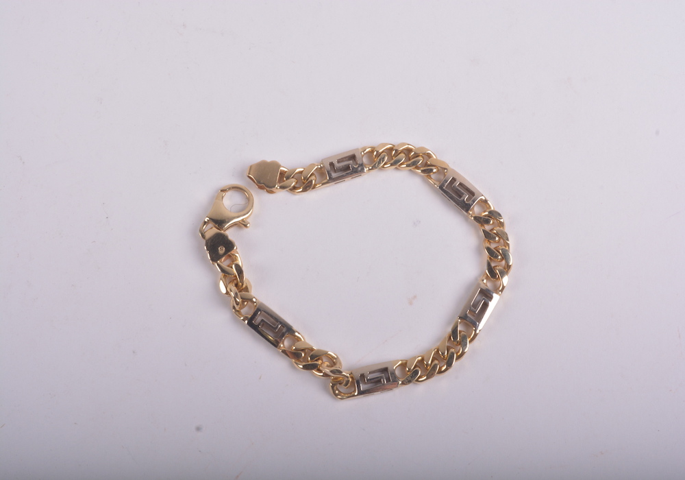 14K Yellow Gold Chain Bracelet