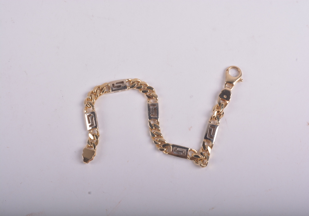 14K Yellow Gold Chain Bracelet