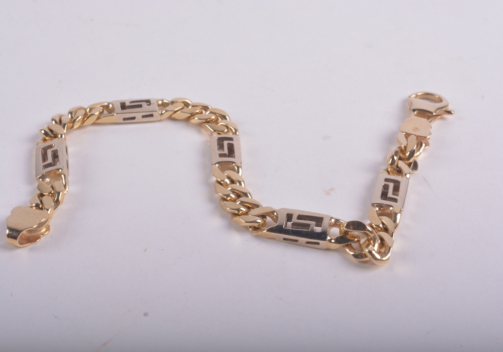 14K Yellow Gold Chain Bracelet
