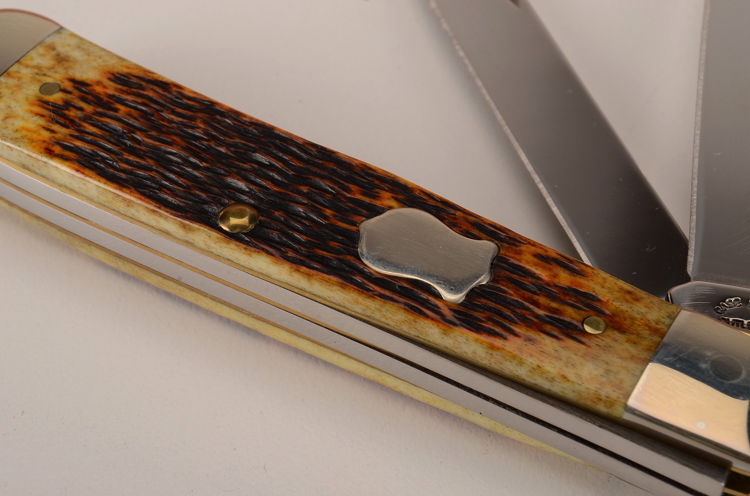 Case XXX Knife Collection in a Wooden Display Case