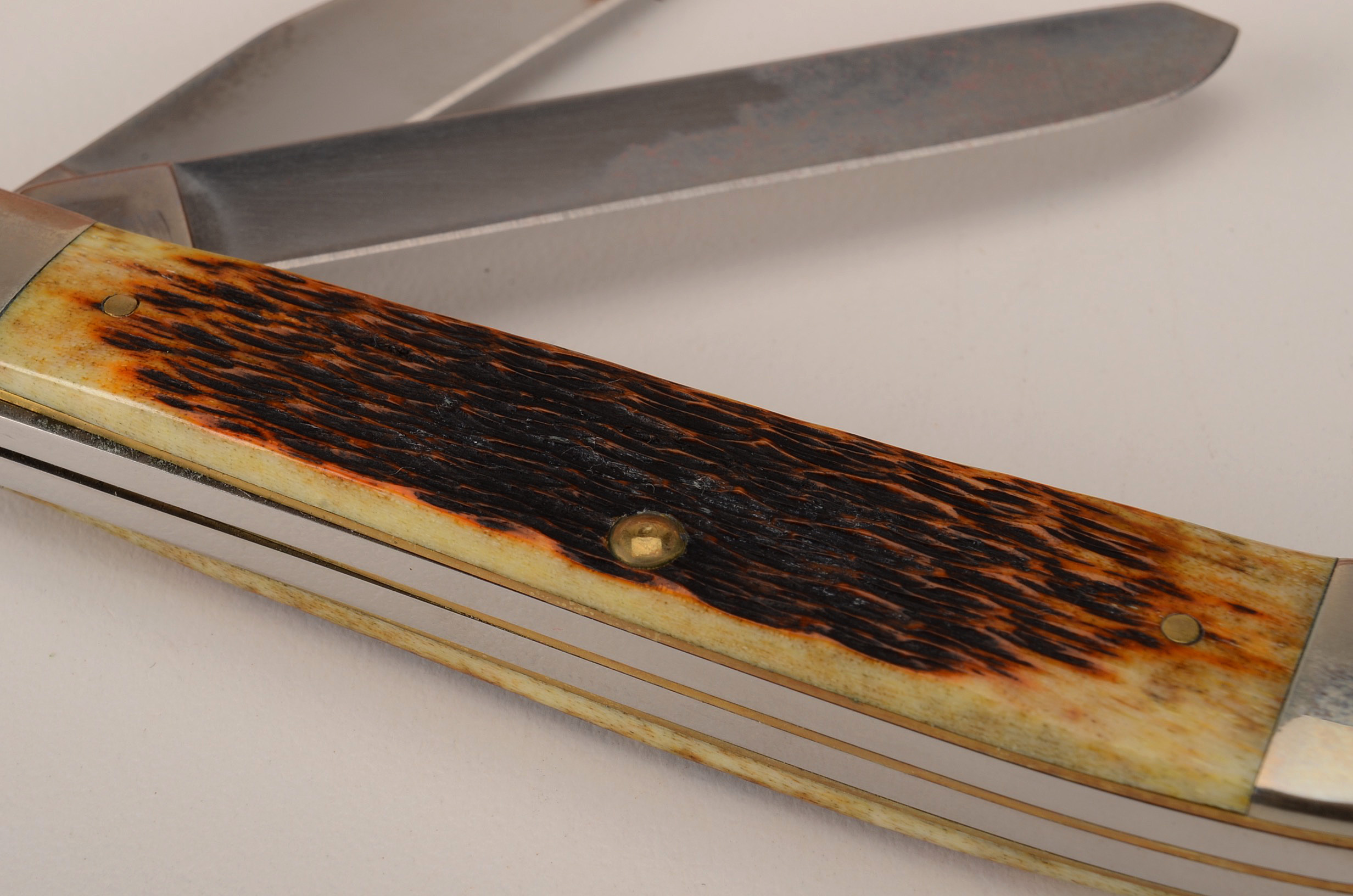 Case XXX Knife Collection in a Wooden Display Case