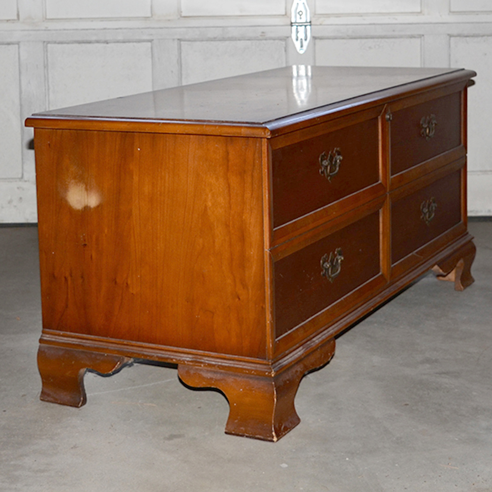 Vintage Chippendale Style Cedar Chest by Lane