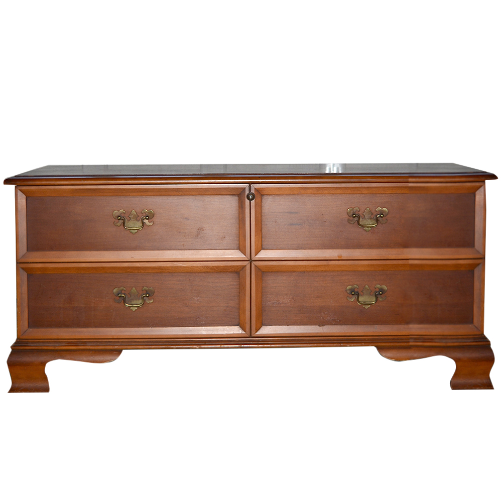 Vintage Chippendale Style Cedar Chest by Lane