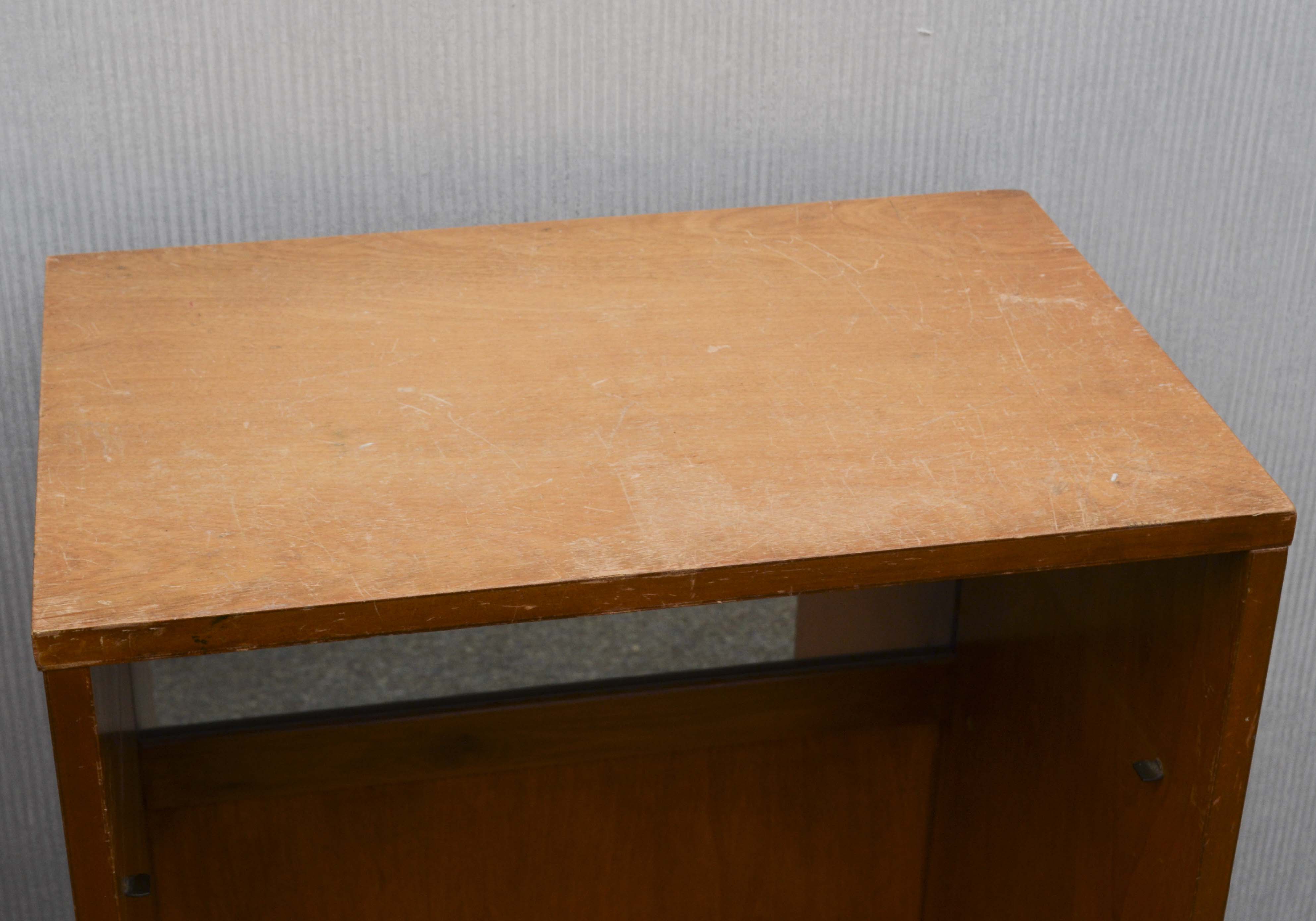 Pair of Matching Wood Cabinets