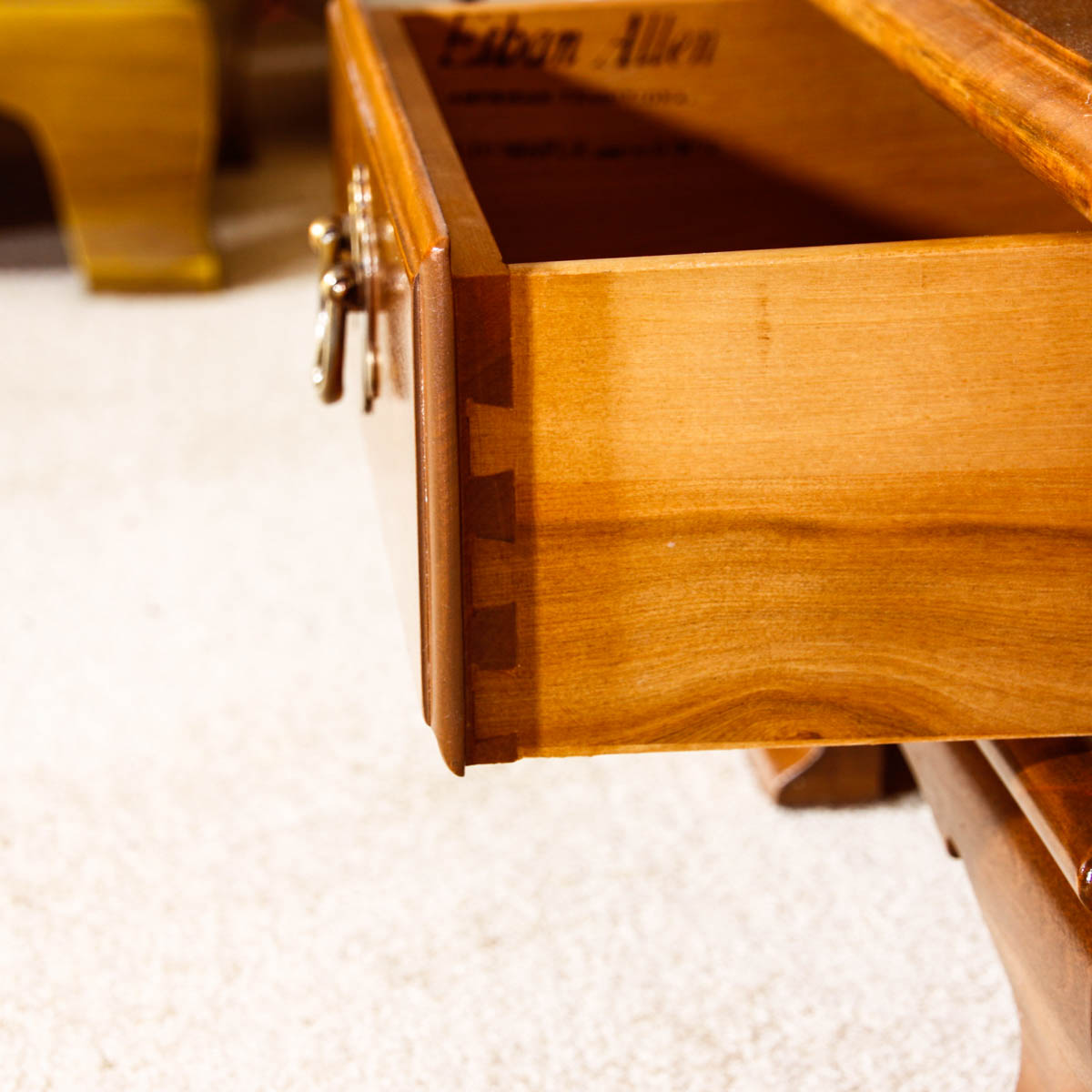 Ethan Allen Maple Coffee And End Table Set