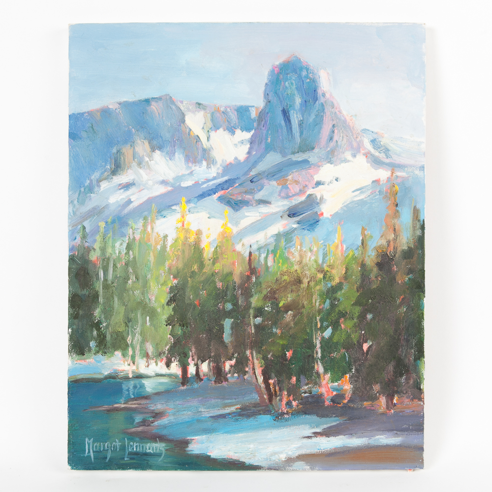 Margot Lennartz Oil on Canvas Landscape Painting