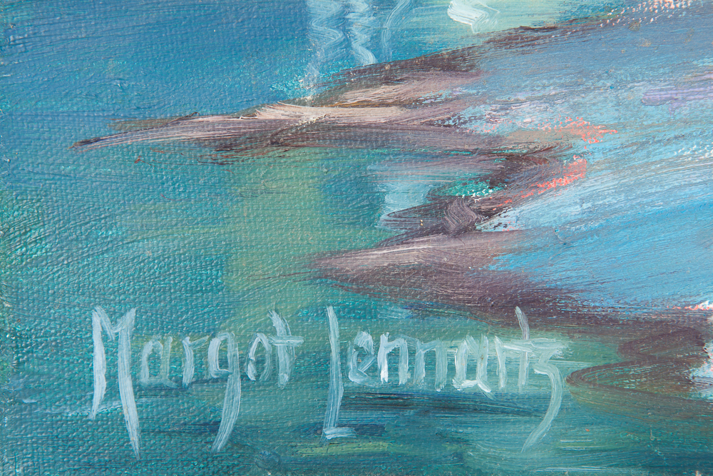 Margot Lennartz Oil on Canvas Landscape Painting