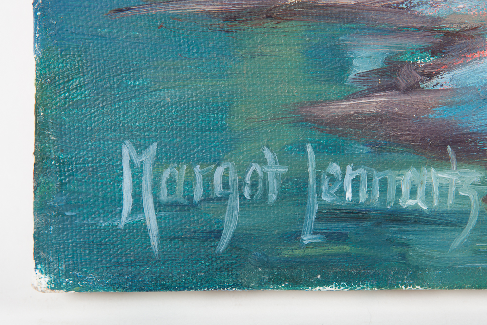 Margot Lennartz Oil on Canvas Landscape Painting