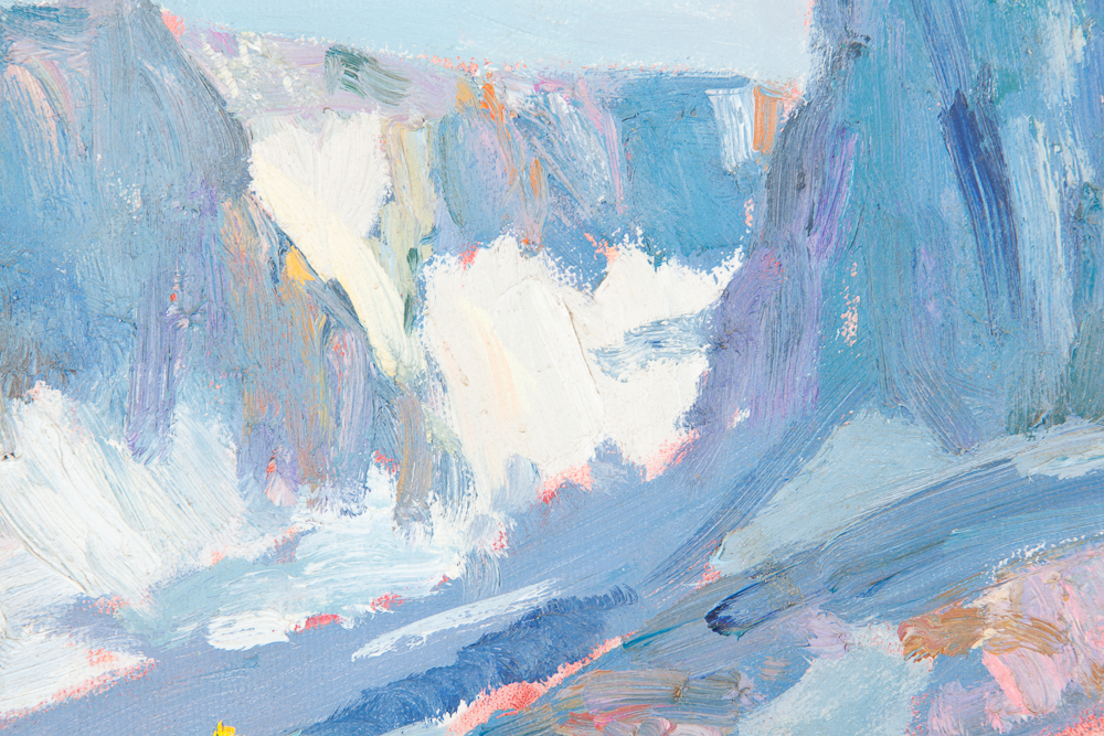 Margot Lennartz Oil on Canvas Landscape Painting