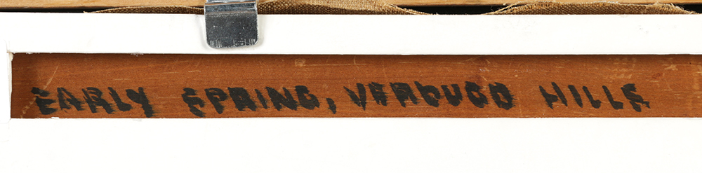 "Early Spring, Verdugo Hills" by Dana Bartlett