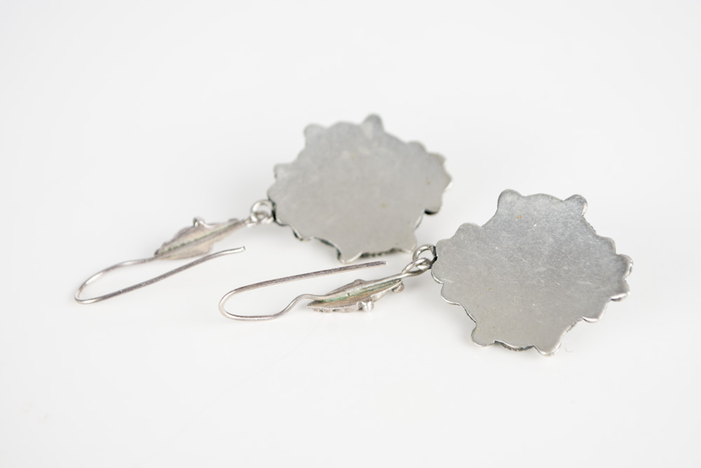 Sterling Silver & Cabochon-Cut Jade Jewelry