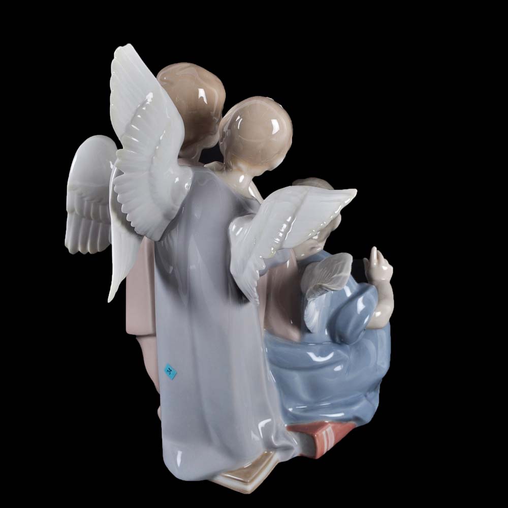 Lladro Singing Angels Figurine