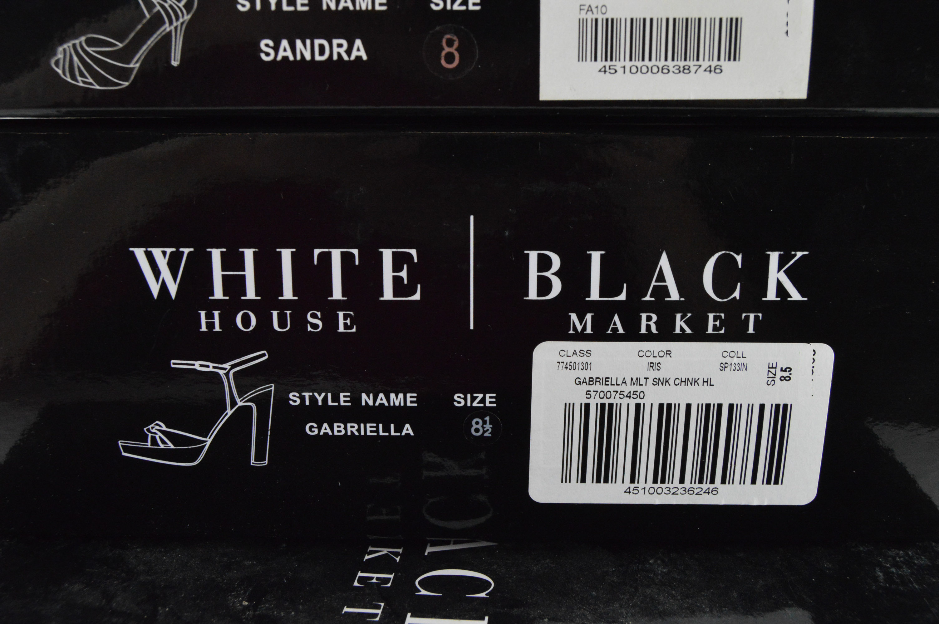 Gabriella, Sandra and Doug White House Black Market Shoes