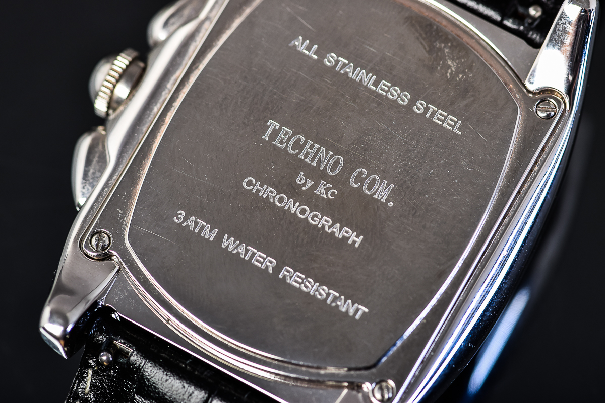 Diamond Bezel KC Techno Com Chronograph Men's Watch