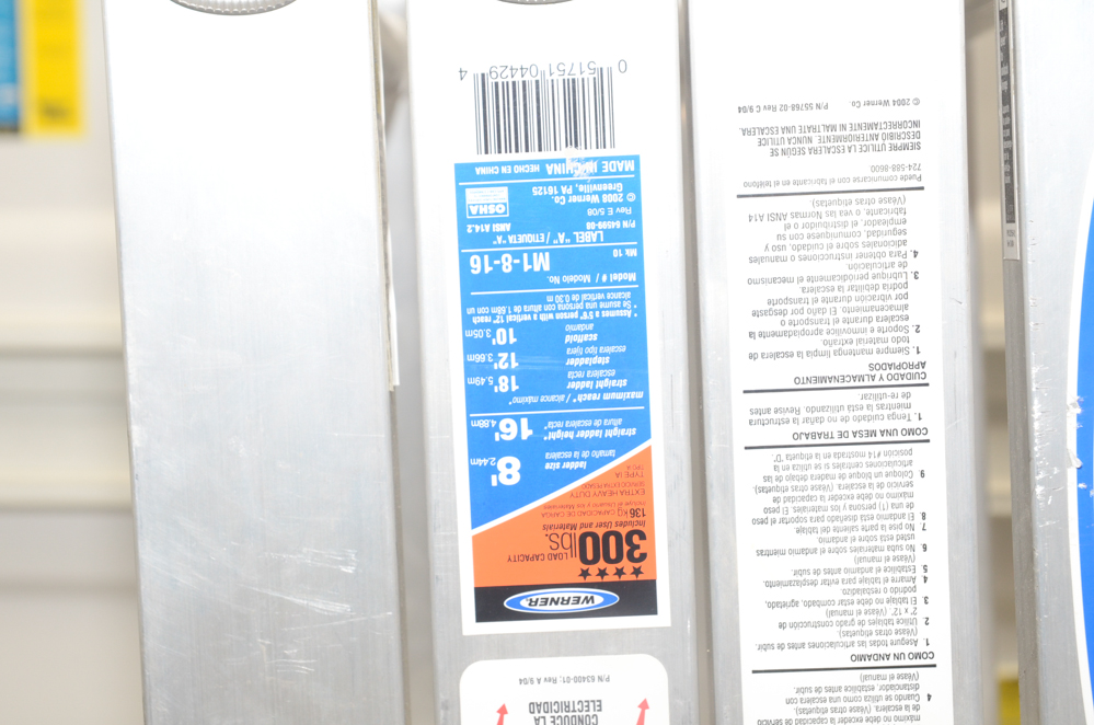 Werner 16 Ft. Aluminum Folding Ladder