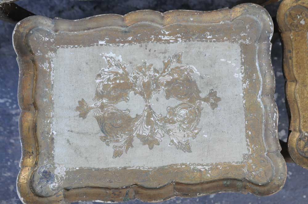 Vintage Italian Florentine Nesting Tables
