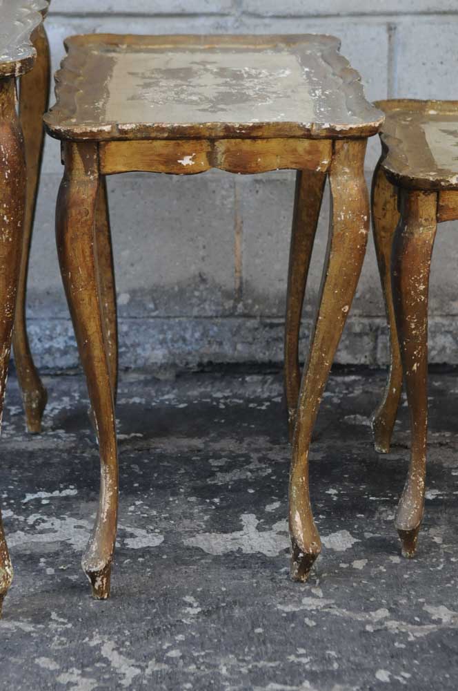 Vintage Italian Florentine Nesting Tables