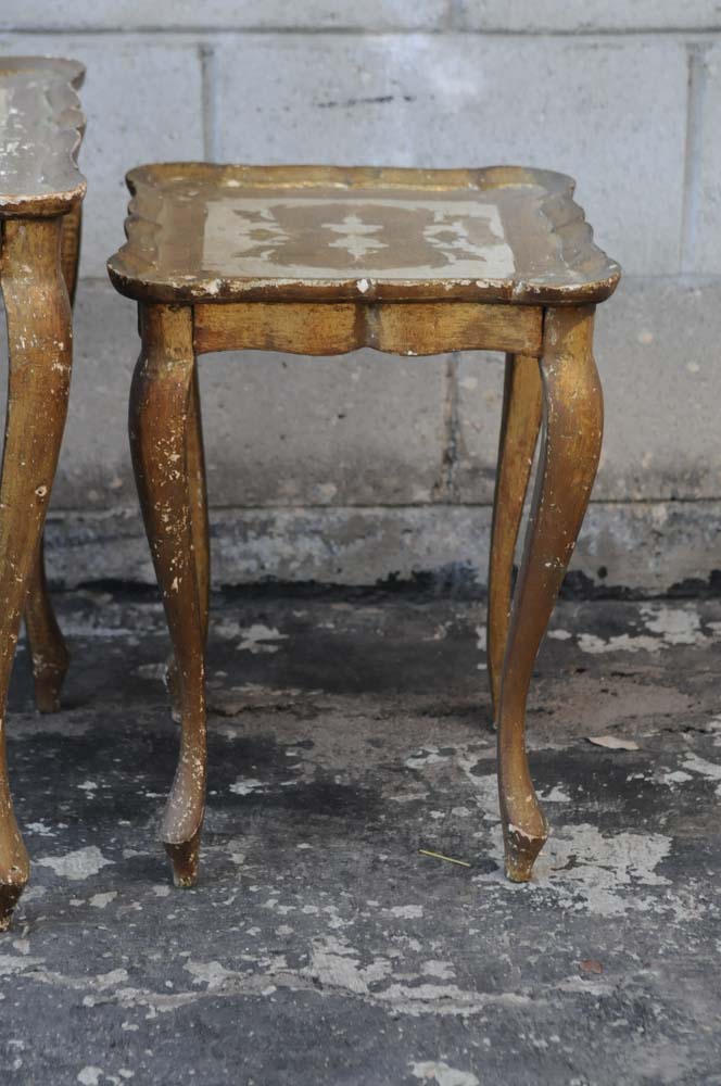 Vintage Italian Florentine Nesting Tables