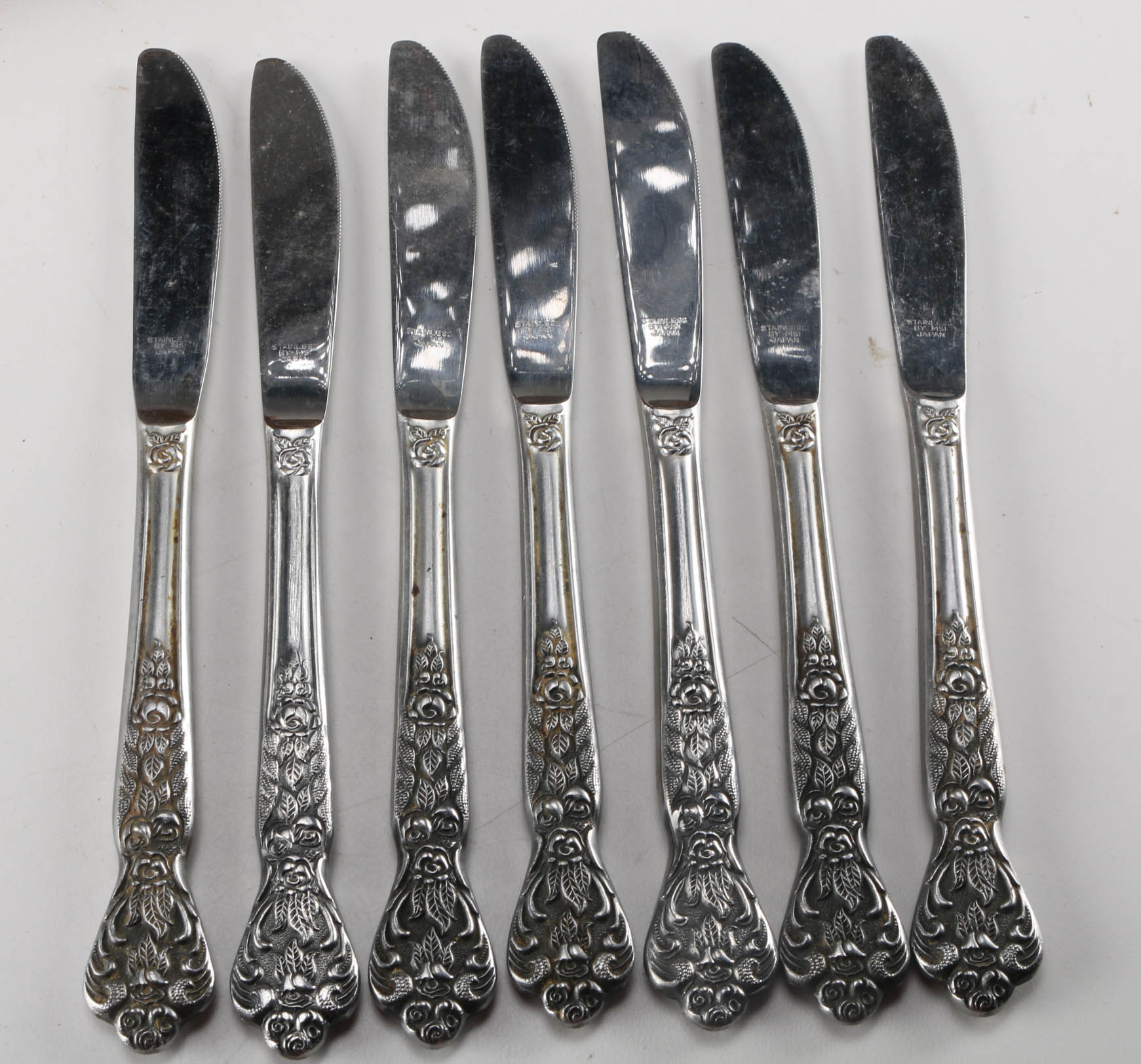 Merchandise Service "Versailles" Stainless Steel Flatware Set and Storage Container