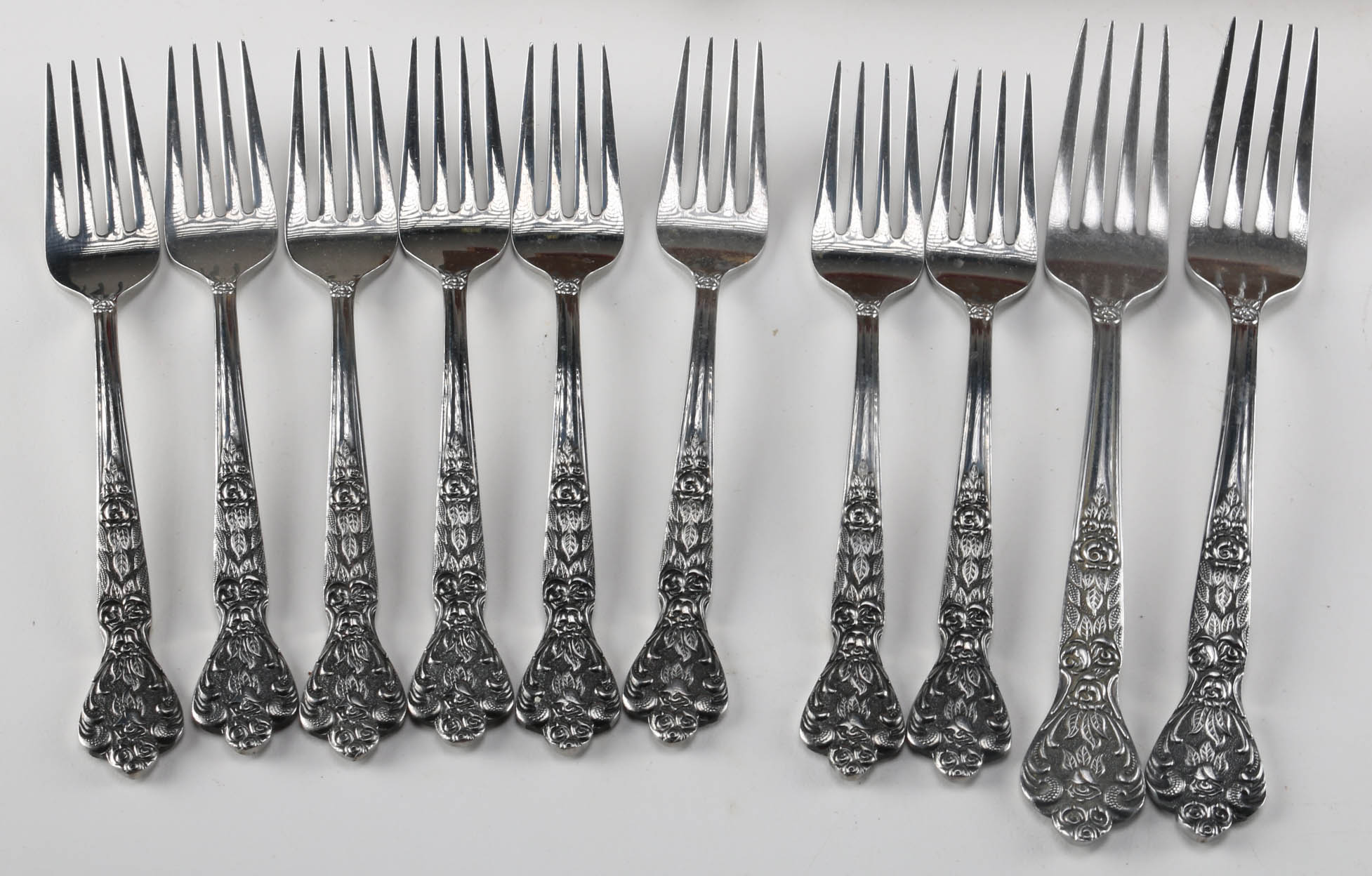 Merchandise Service "Versailles" Stainless Steel Flatware Set and Storage Container