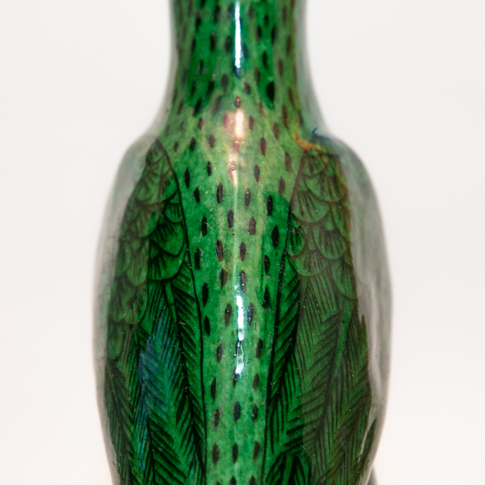 Antique Chinese Porcelain Parrot