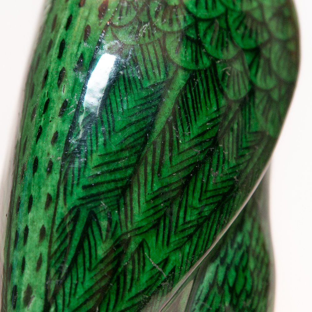 Antique Chinese Porcelain Parrot