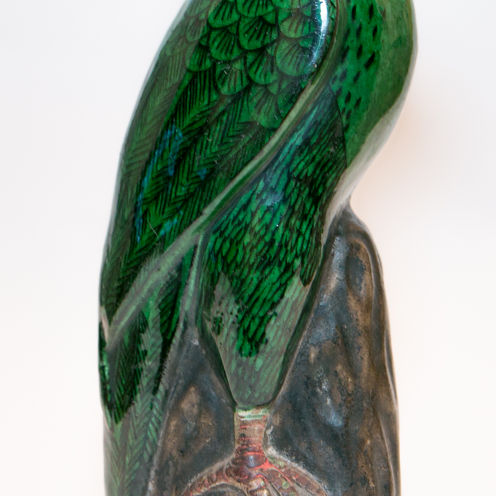 Antique Chinese Porcelain Parrot