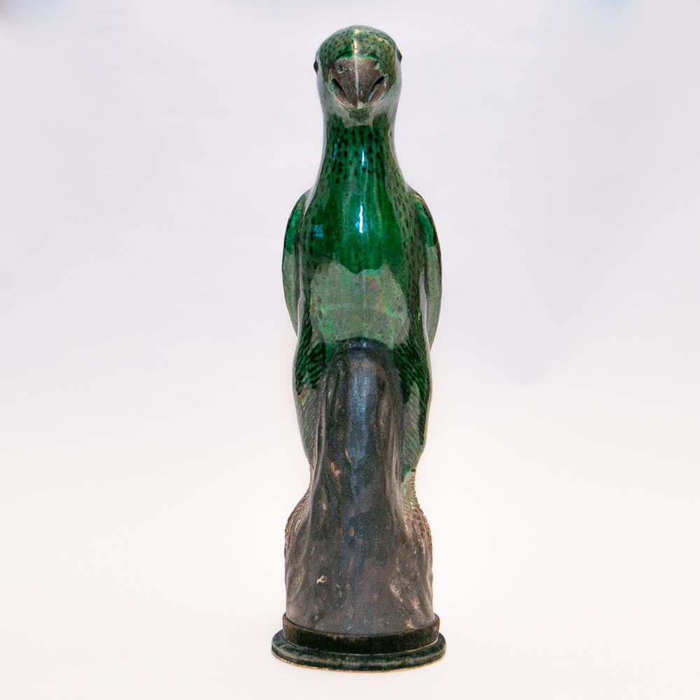 Antique Chinese Porcelain Parrot