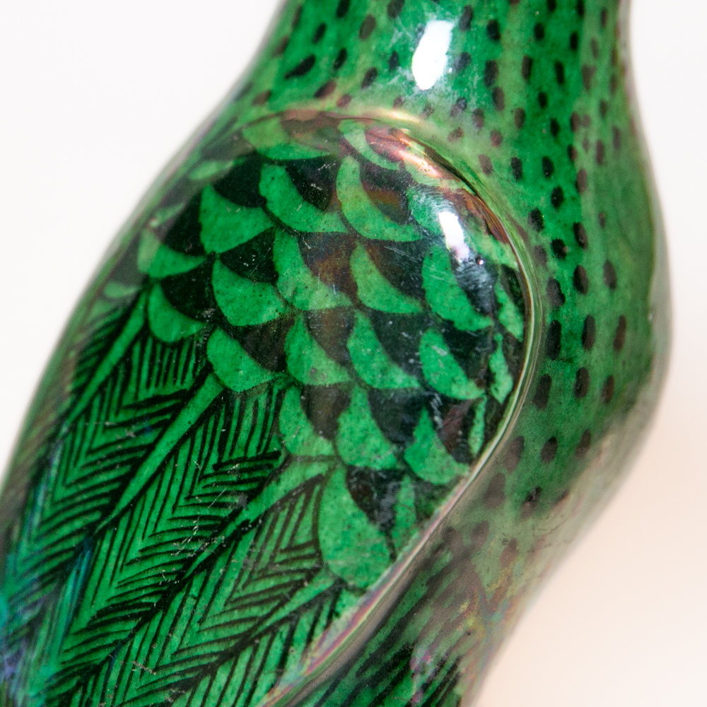 Antique Chinese Porcelain Parrot