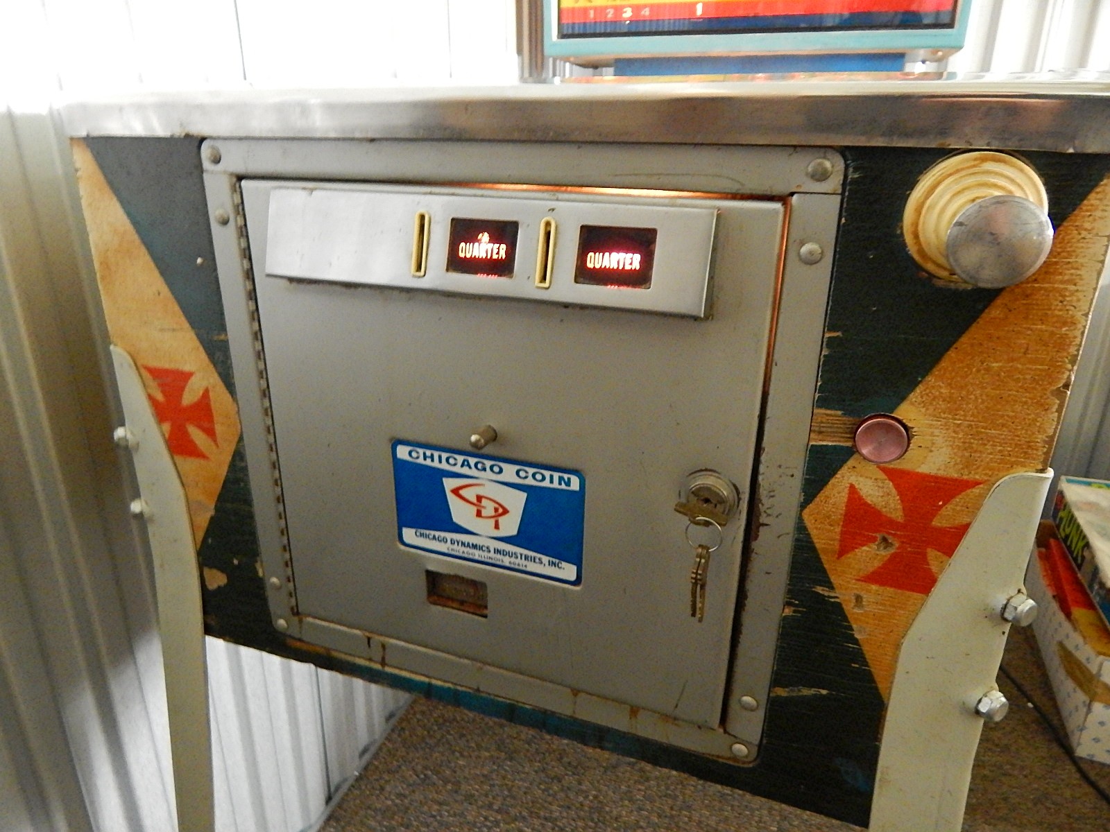 Vintage "Blue Max" Pinball Machine