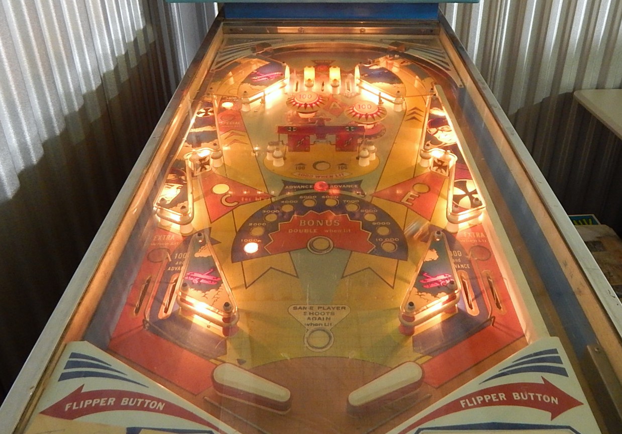 Vintage "Blue Max" Pinball Machine