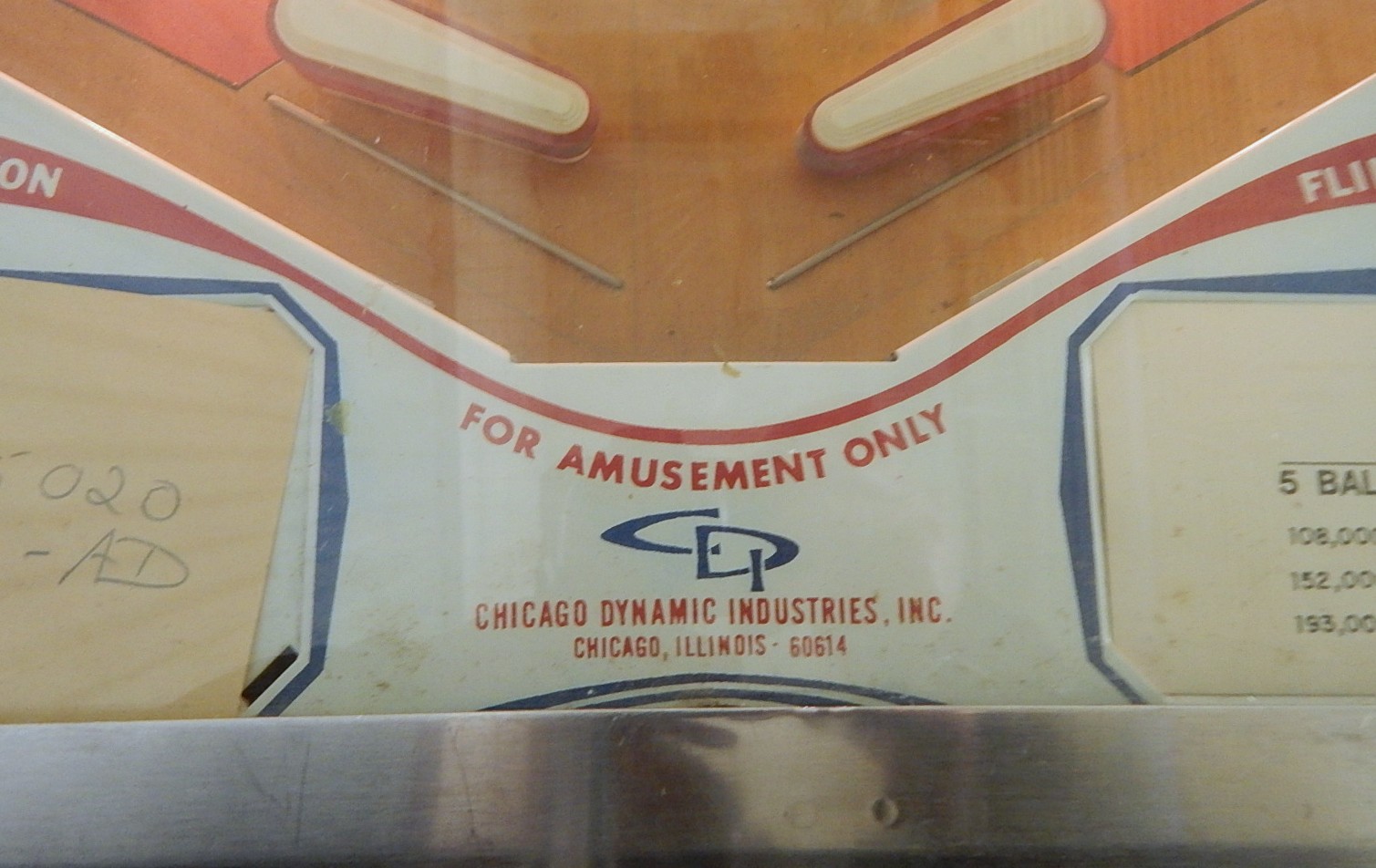 Vintage "Blue Max" Pinball Machine