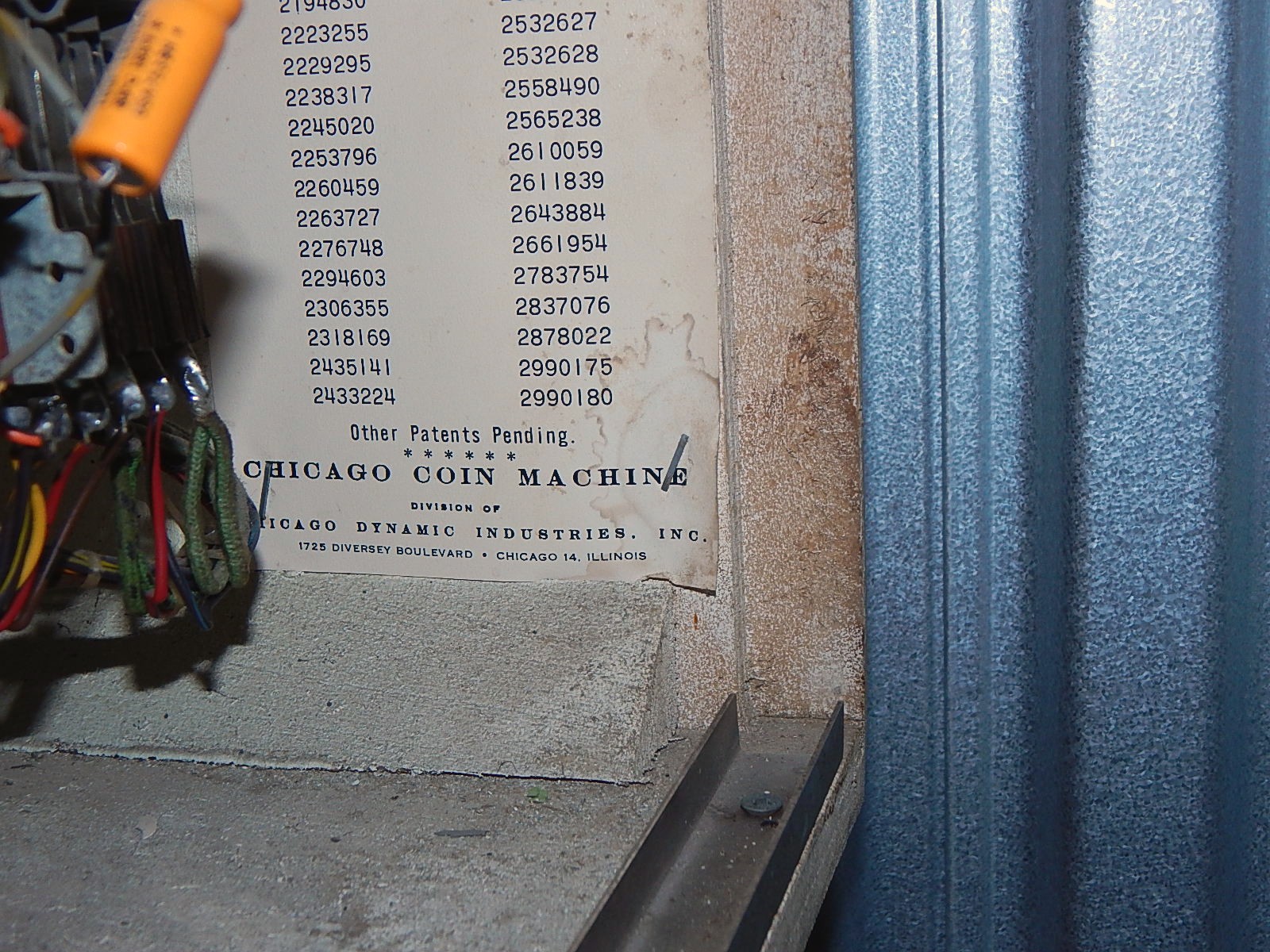 Vintage "Blue Max" Pinball Machine