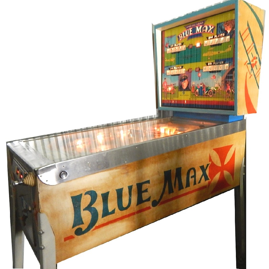 Vintage "Blue Max" Pinball Machine