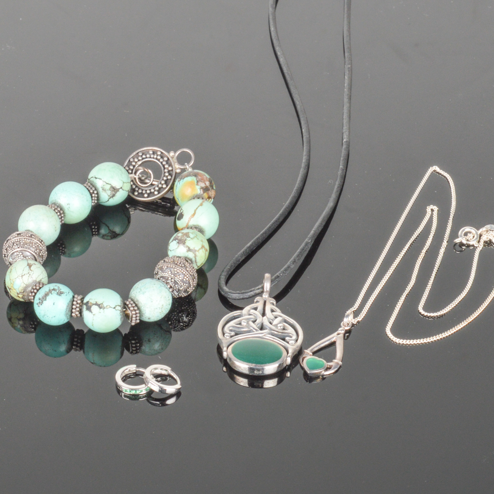 Group of Sterling Jewelry