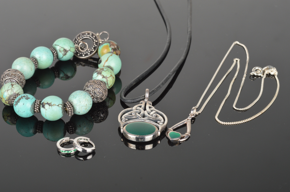 Group of Sterling Jewelry