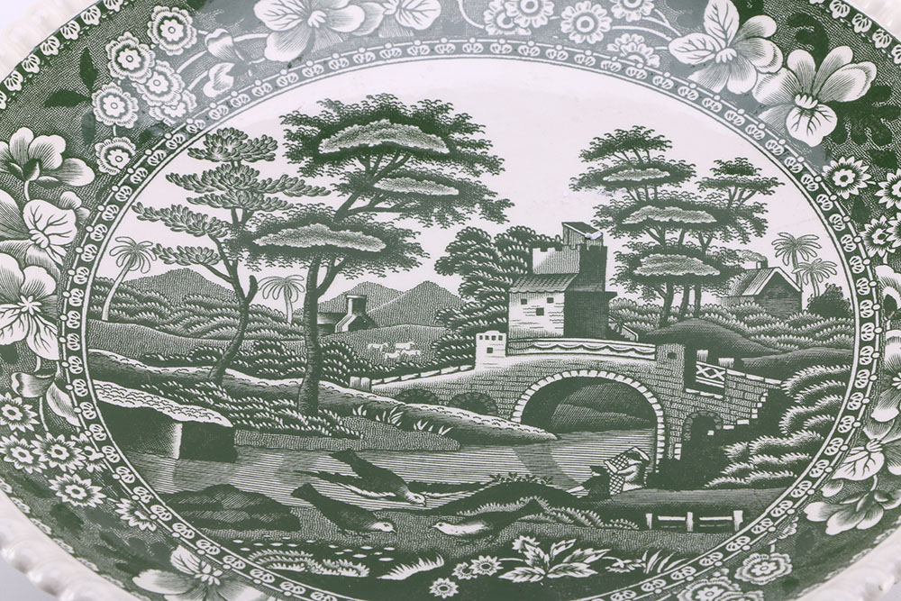 Spode Copeland "Tower Green" Pedestal Cake Stand