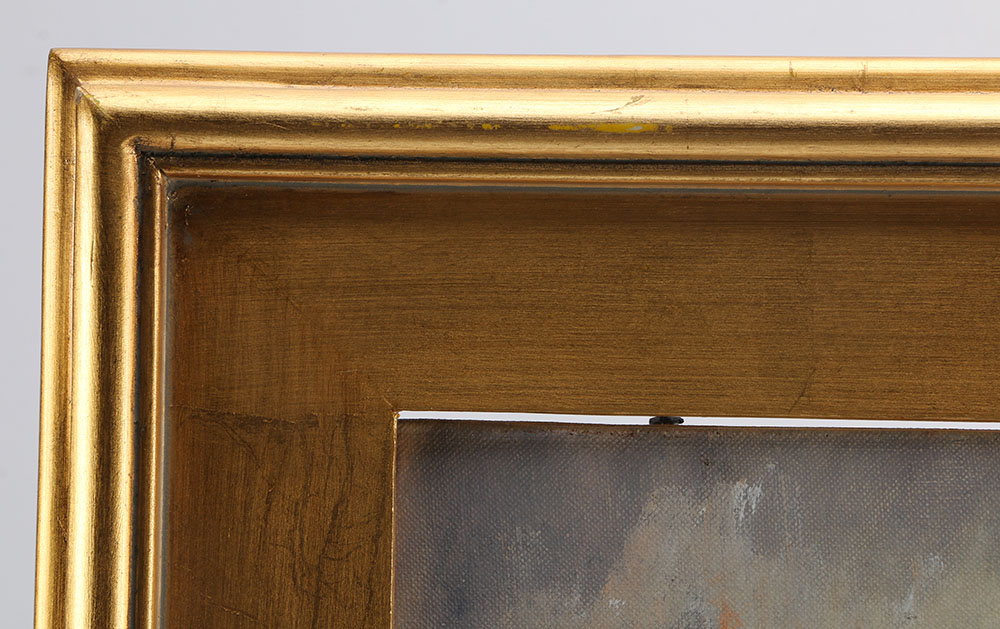 Adrian Siegel Oil on Canvas "Boats In Harbor"