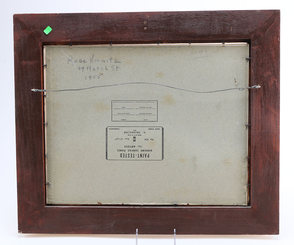 Adrian Siegel Oil on Canvas "Boats In Harbor"