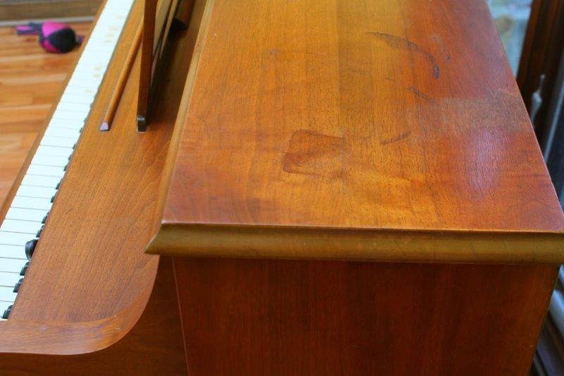 Vintage Kingsbury Console Piano