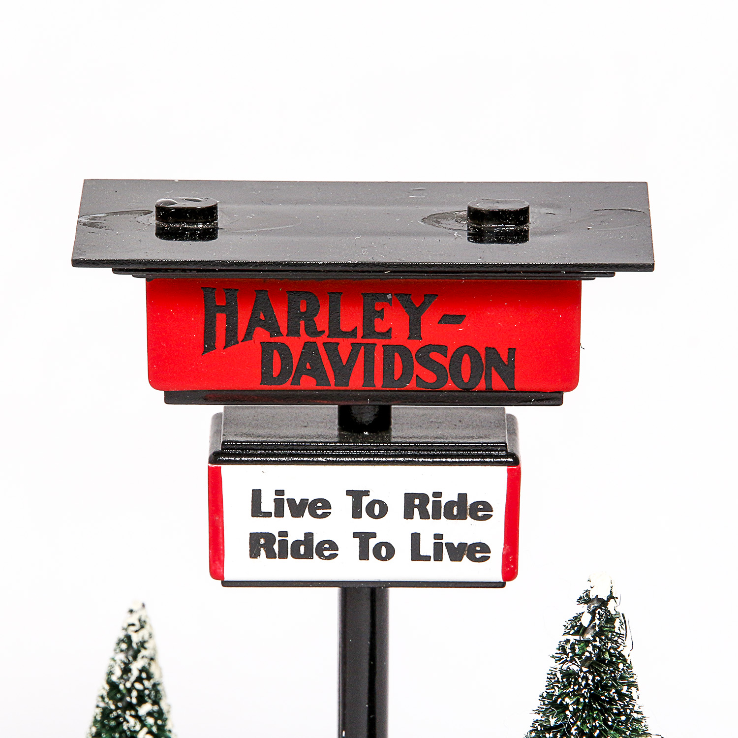Collection of Harley Davidson Dept. 56 Snow Village Collectibles