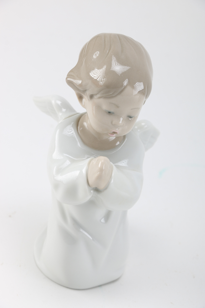 Collection of Lladró Angel Figurines