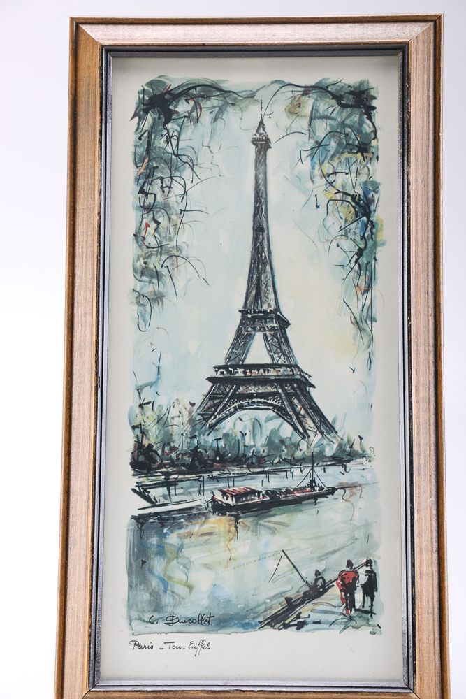Paris Themed Offset Lithograph after C. Ducollet