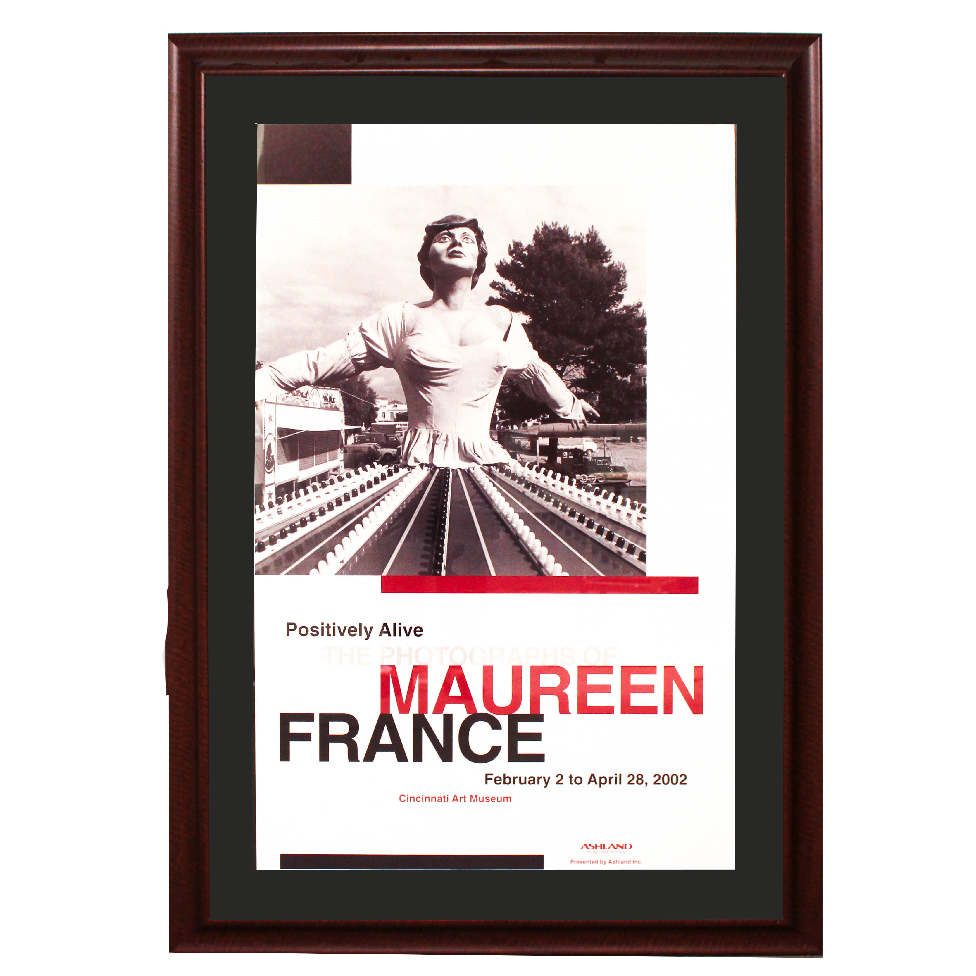 "Positively Alive: The Photographs of Maureen France" Lithographic Exhibition Poster