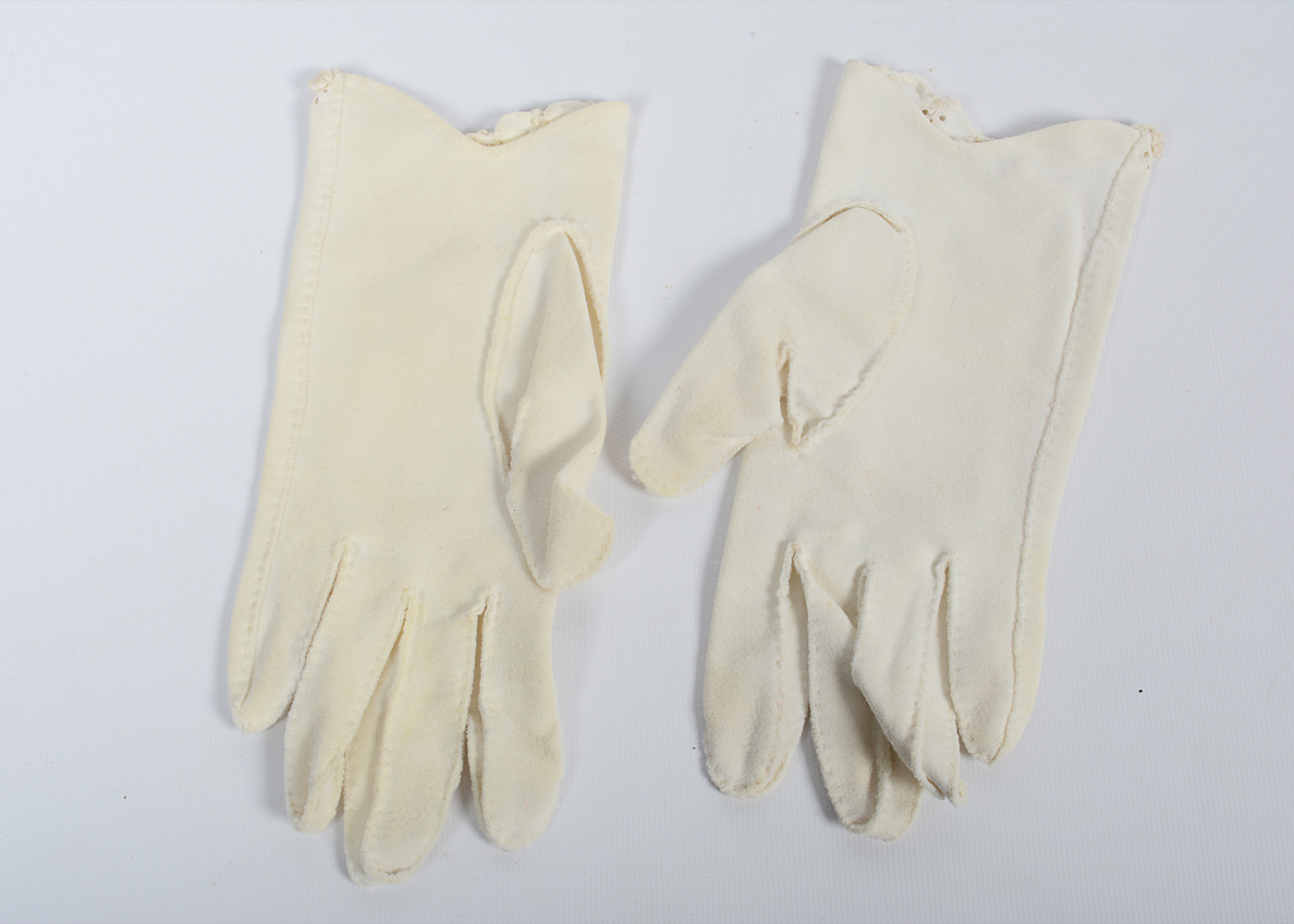 Vintage Silk Blouse and Gloves