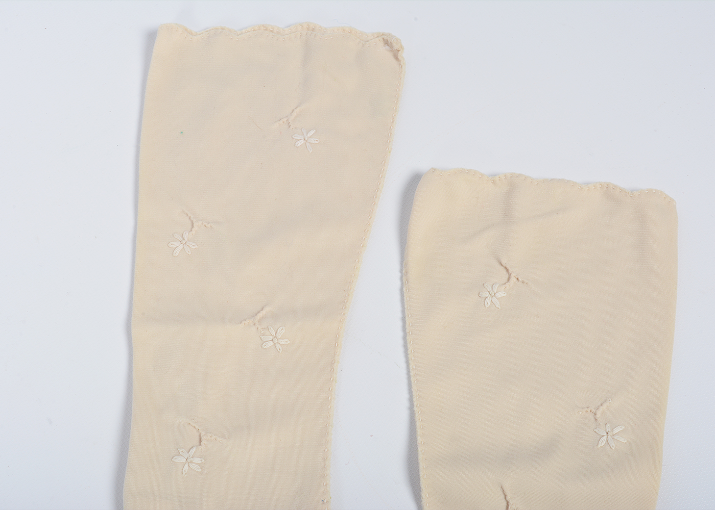 Vintage Silk Blouse and Gloves