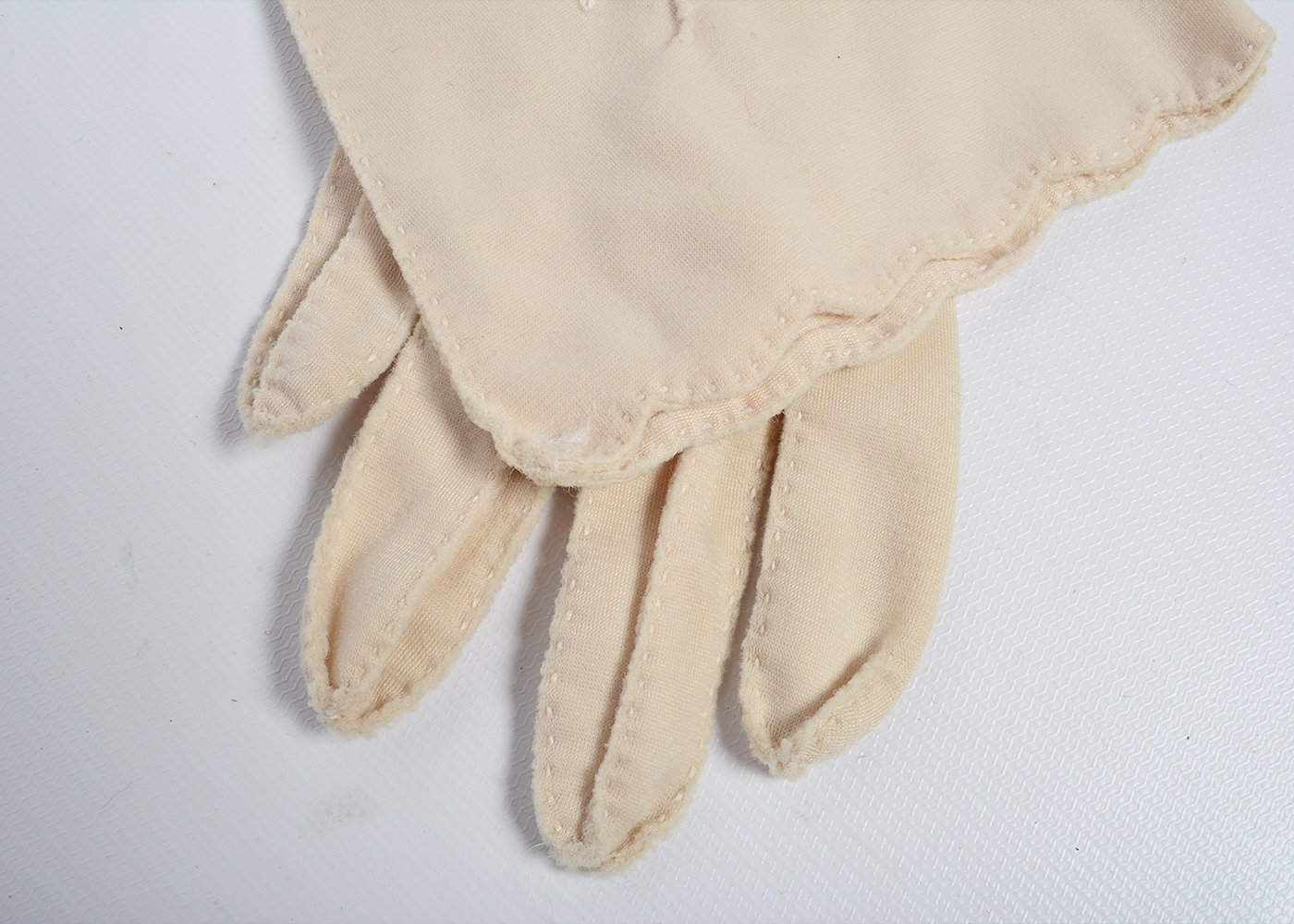 Vintage Silk Blouse and Gloves