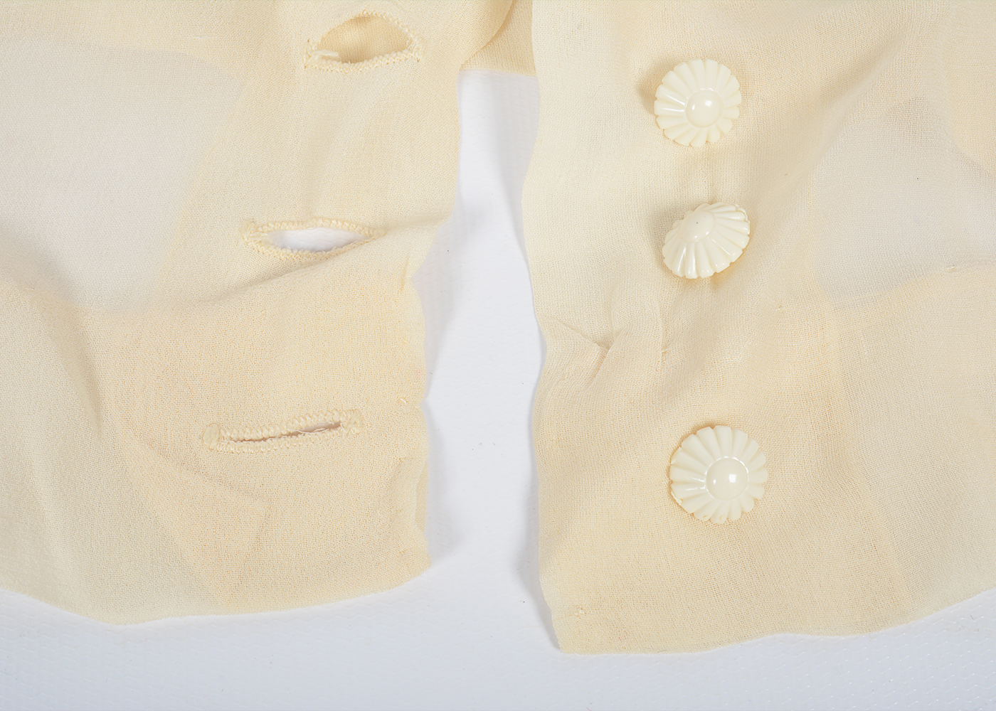 Vintage Silk Blouse and Gloves