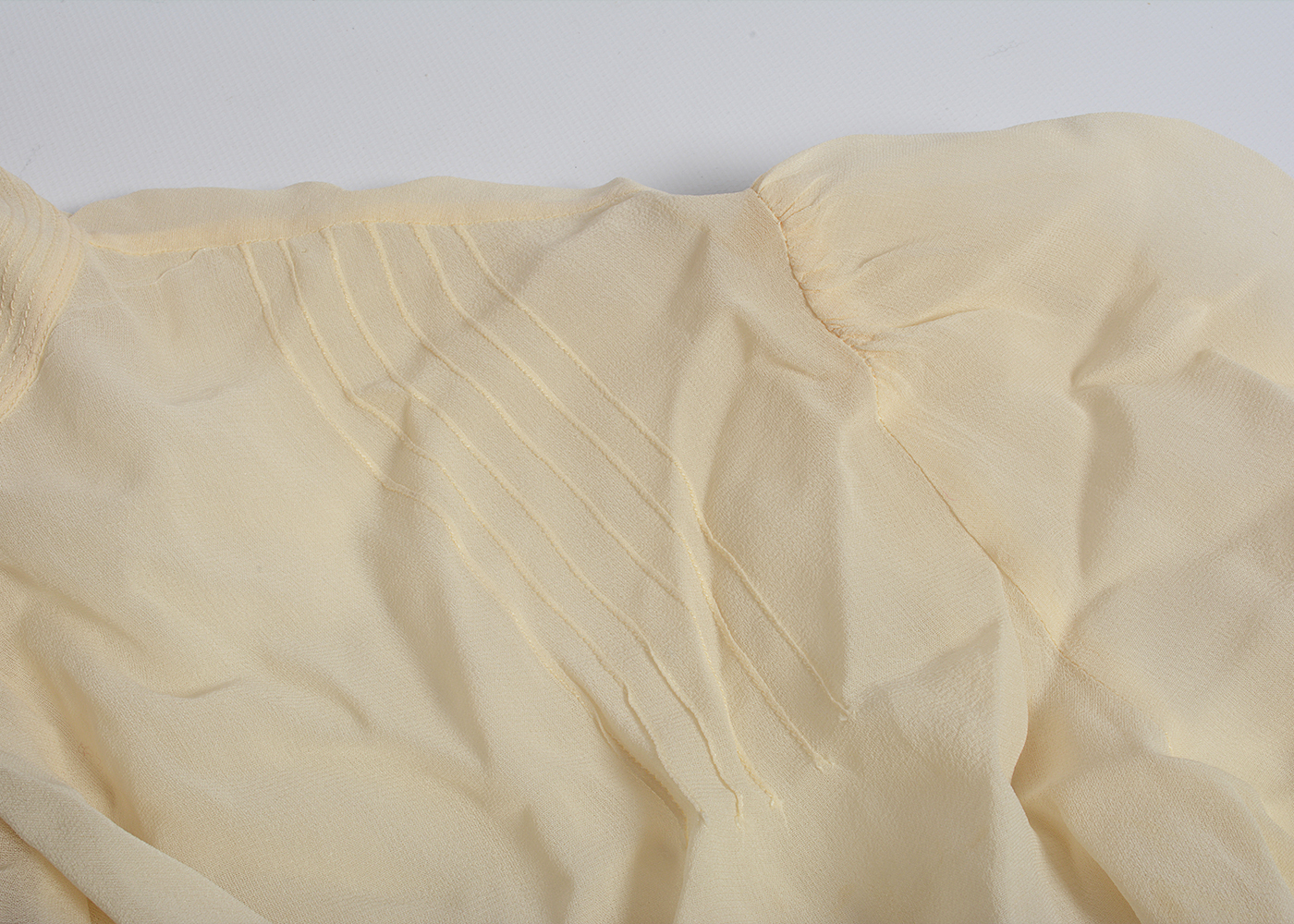 Vintage Silk Blouse and Gloves