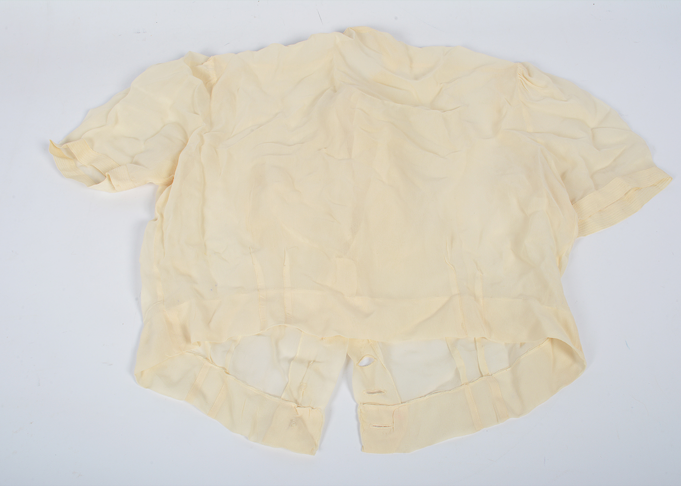 Vintage Silk Blouse and Gloves